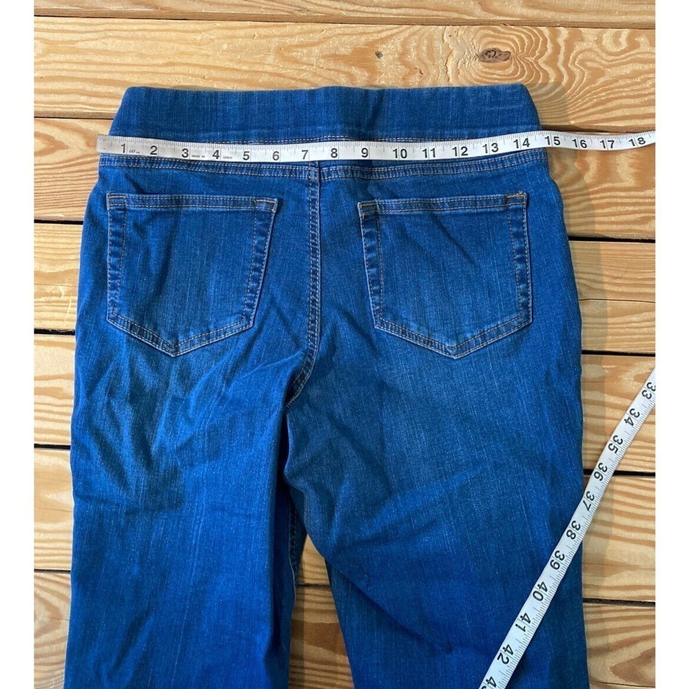 NEW D&Co Denim Pull On Jeggings Petite Size 4P Women’s Blue - Picture 7 of 9
